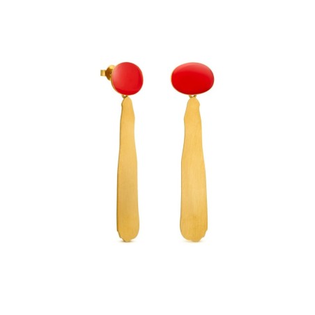 Arracades Daurades Llargues Miró Jewelry