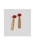 Boucles D'oreilles Dorées Longues Miró Jewelry