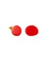 Golden Earrings Miró Jewelry Red