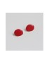 Arracades Daurades Miró Jewelry Vermelles