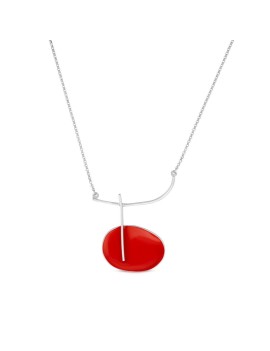 Collaret Plata Miró Jewelry Vermell