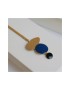 Golden necklace Miró Jewelry Triple