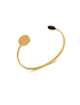 Polsera Daurada i Negra Miró Jewelry