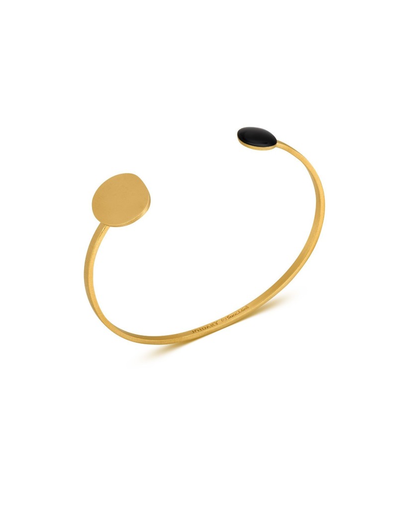 Bracelet Doré et Noir Miró Jewelry