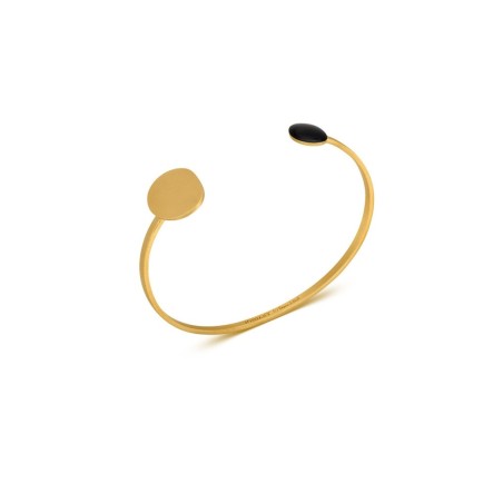 Golden and black Bracelet Miró Jewelry