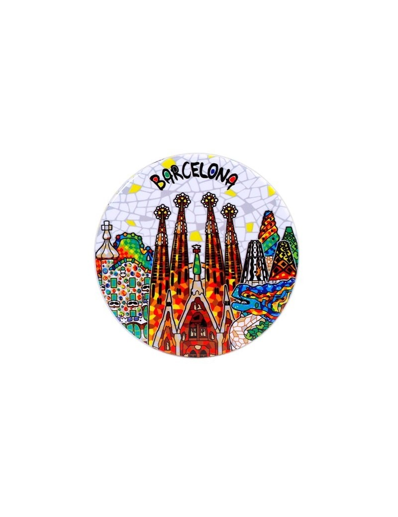 Sous-verre en céramique Gaudi Barcelone