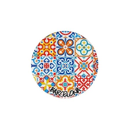 Sous-verre en céramique mosaïques modernistes Barcelone