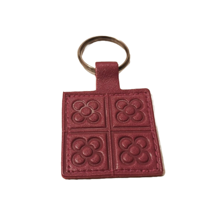 Leather Keyring Barcelona Panot