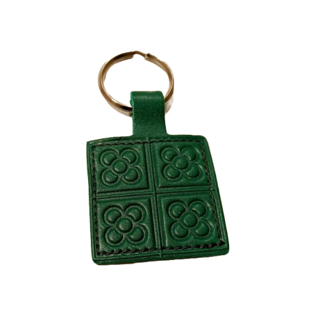 Leather Keyring Barcelona Panot
