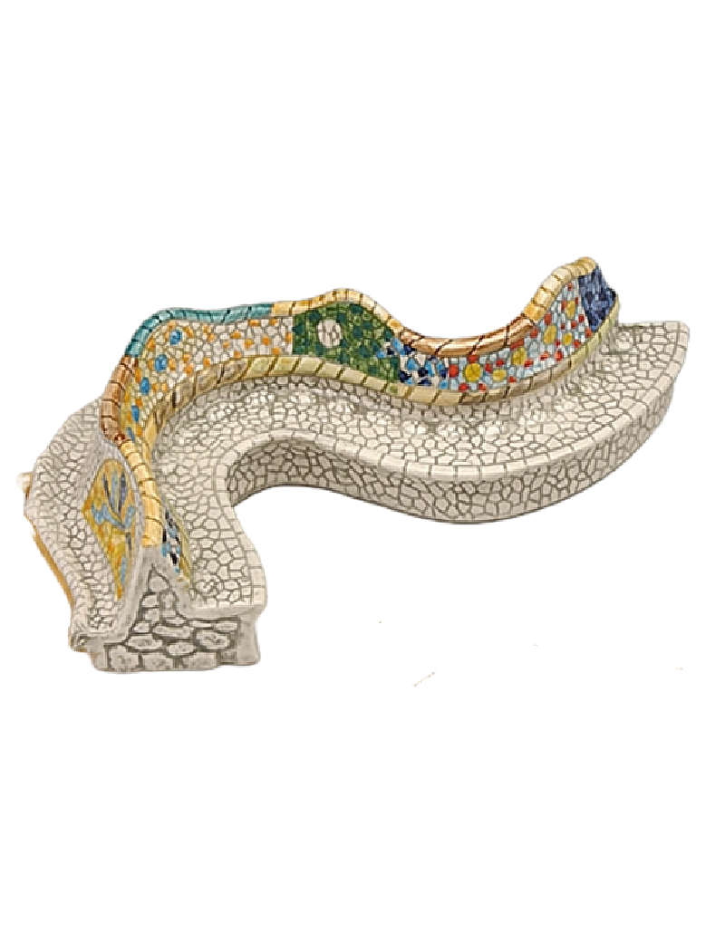 Banc en céramique du Parc Güell - Grand
