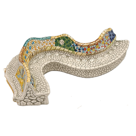 Banc en céramique du Parc Güell - Grand