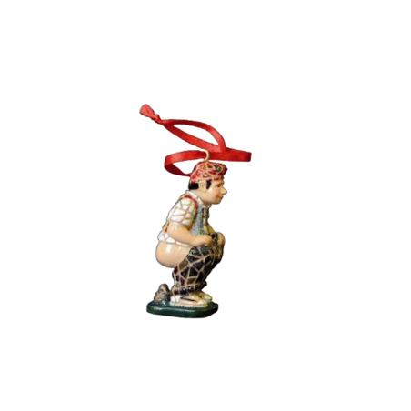 Caganer Christmas tree ornament