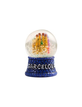 Boule de neige de cristal Barcelona
