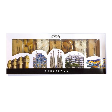 Caixa de 7 Torrons Artesans Gaudí Barcelona