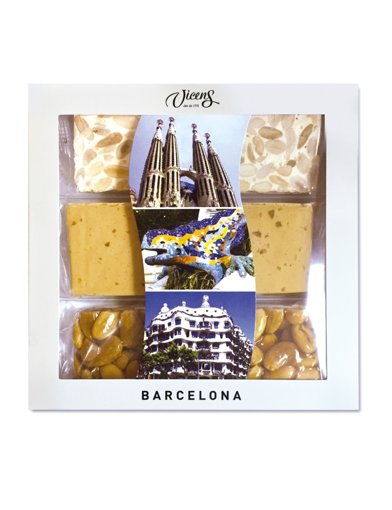 Caja de 3 Turrones Artesanos Barcelona