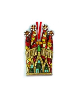 Ornement de sapin de Noël Sagrada Família Gaudí