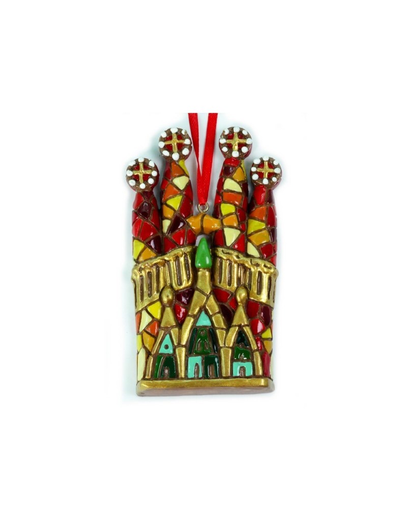 Ornement de sapin de Noël Sagrada Família Gaudí