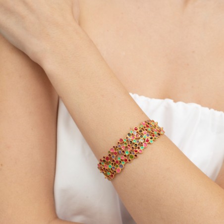 Barcelona Gaudi Colors Golden Bracelet