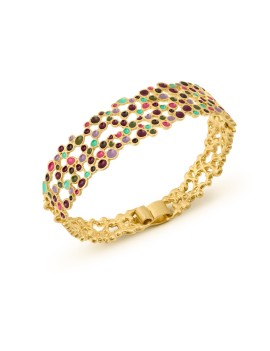 Pulsera dorada Barcelona Gaudí Colors
