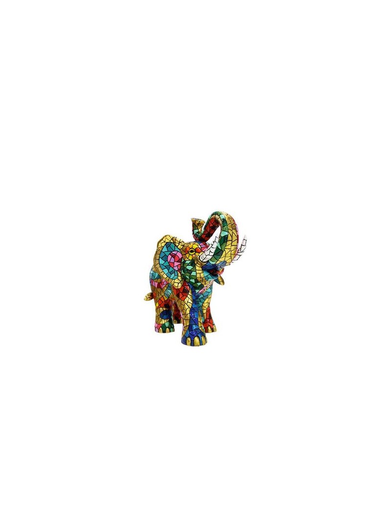 Elefant decoratiu estil Gaudí – Figura de resina pintada a mà