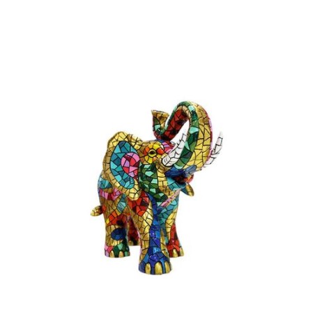 Elefant decoratiu estil Gaudí – Figura de resina pintada a mà