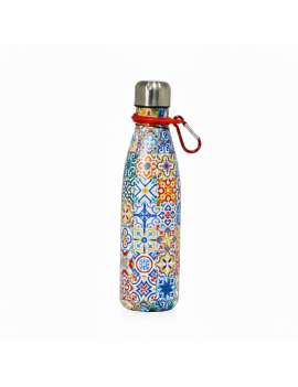 Stainless Steel Thermal Bottle 500ml – Modernist Mosaic Design Barcelona