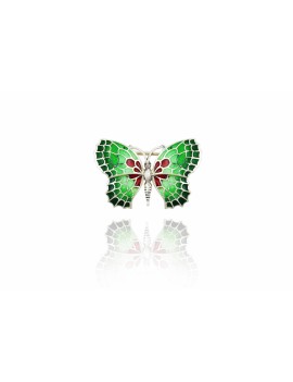 Broche Vert Papillon Gaudí