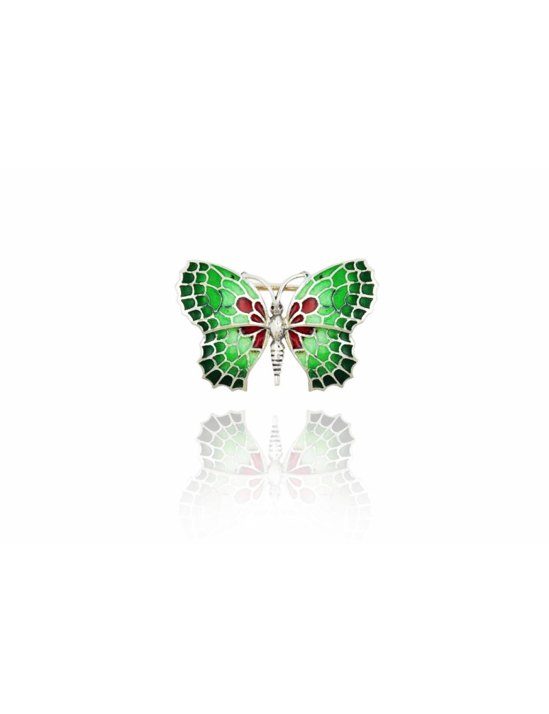 Broche Mariposa Verde Gaudí
