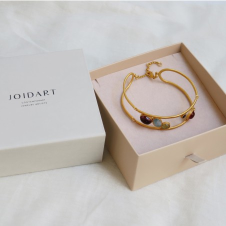 Pulsera multicolor bañada en oro – JOIDART