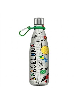 Bouteille isotherme en acier inoxydable Barcelone – Design artistique surréaliste catalan 500 ml