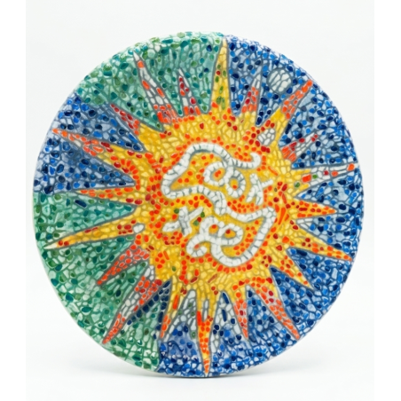 Rosette plate Park Güell 23 cm