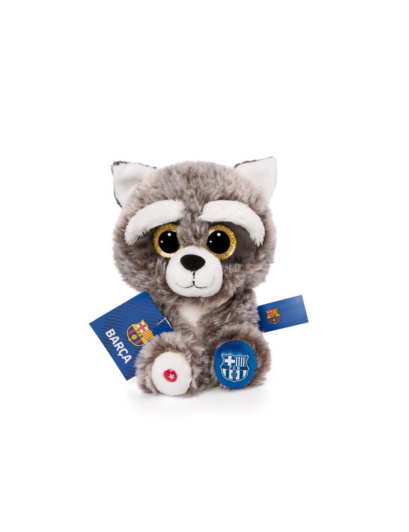 Peluche Raton laveur FC Barcelone 15 cm