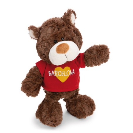 Peluche osito marrón Barcelona 20 cm