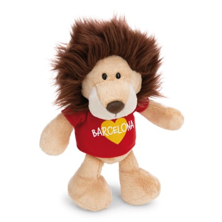 Peluche león Barcelona 20 cm