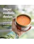 Vegetable Wax Candle - Look of salmon, smell of orange