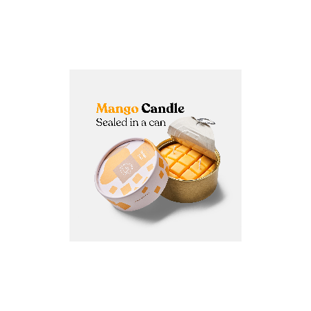Bougie à la cire végétale - Mangue