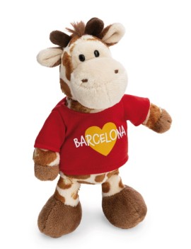 Peluche jirafa Barcelona 20 cm