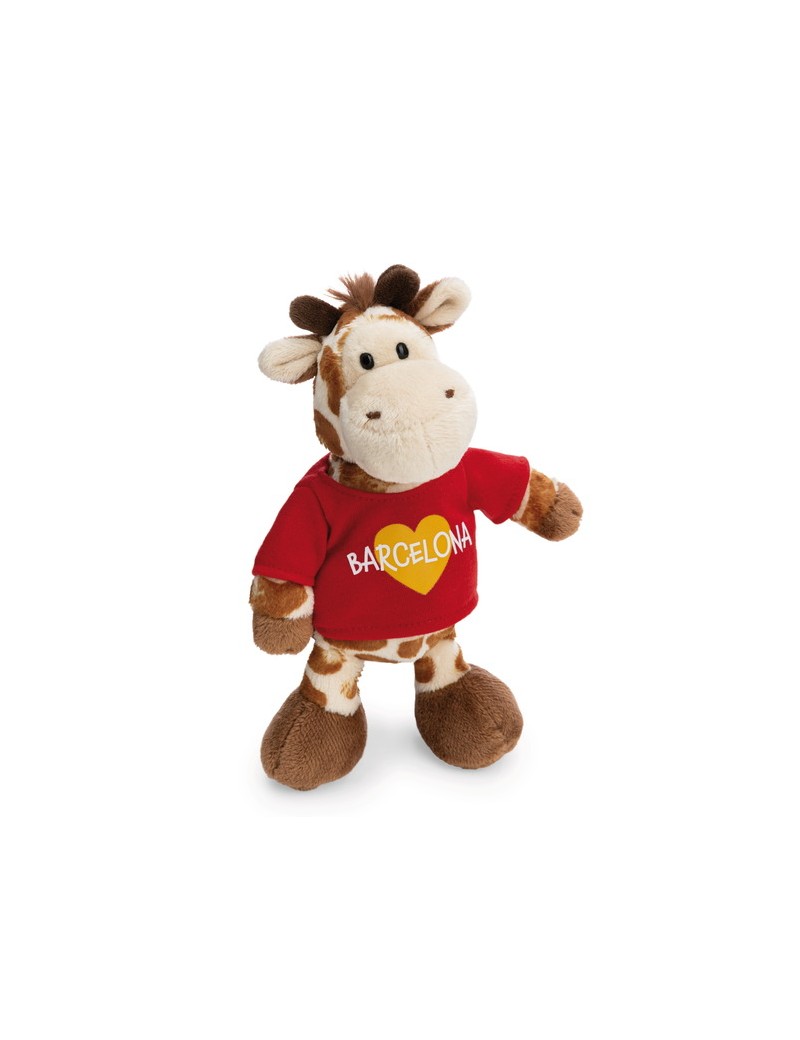 Peluche Girafe Barcelone 20 cm