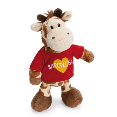 Peluche jirafa Barcelona 20 cm