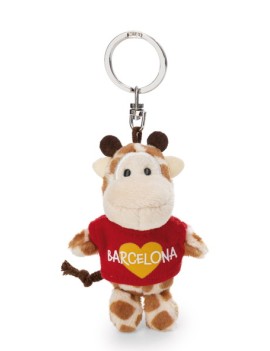 Keyholder Soft Toy Barcelona Giraffe