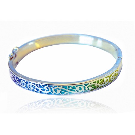Gaudi Romantic Spiral Silver Bracelet