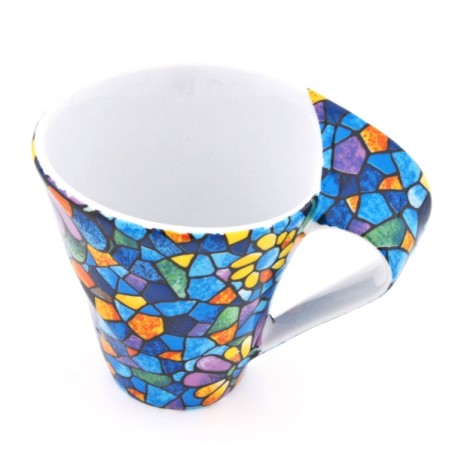 Teo Vitral Gaudí Barcelona ceramic mug