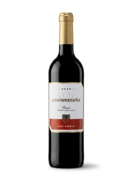 Aguirrebeña Rioja Crianza 2020 | Véritable vin rouge espagnol (750 ml)