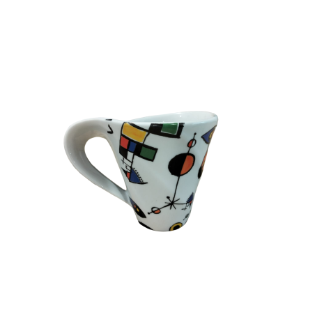 Tasse en céramique Teo Barcelone – Motif surréaliste catalan artistique