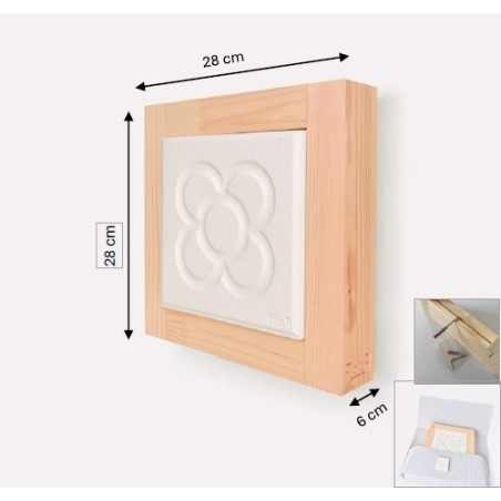 Panot Barcelona Tile Artwork (28x28 cm) – A unique, handcrafted piece that can be personalised