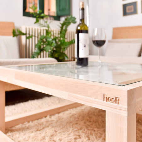Taula de disseny modern "Flor de Barcelona"