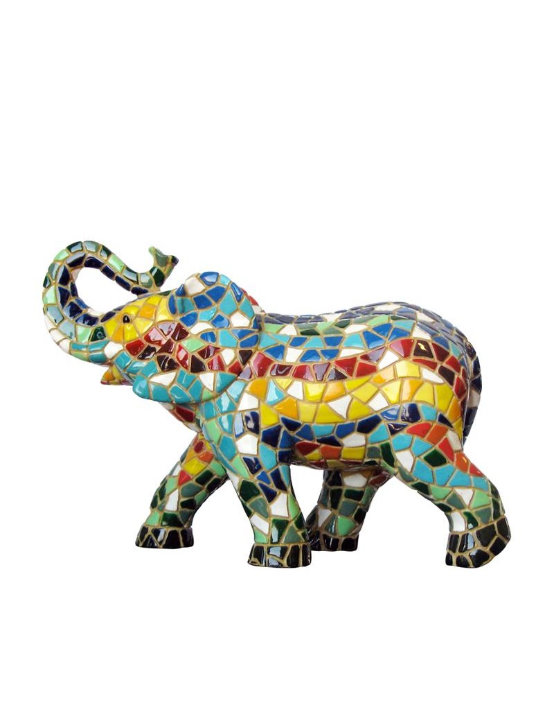 Éléphant de taille moyenne, 15 cm