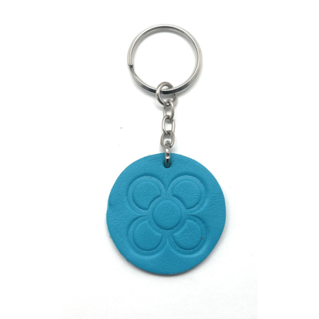 Leather Keyring Barcelona Panot