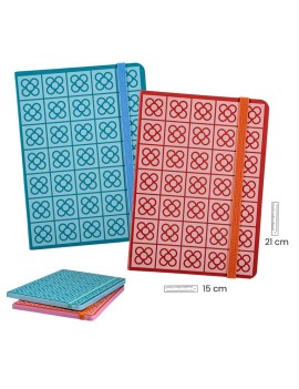 Barcelona Flor Panot Large Notebook