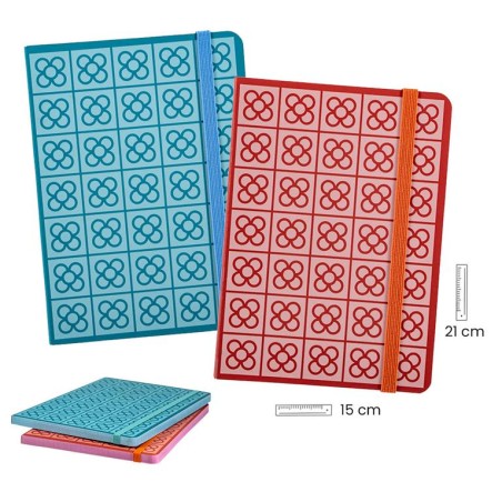 Barcelona Flor Panot Large Notebook